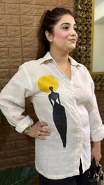 Linen Hand Painted Shirt
