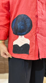Linen hand painted shirts