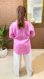 Linen Hand Painted shirt