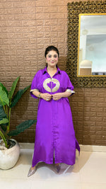 Blue Long Kurti